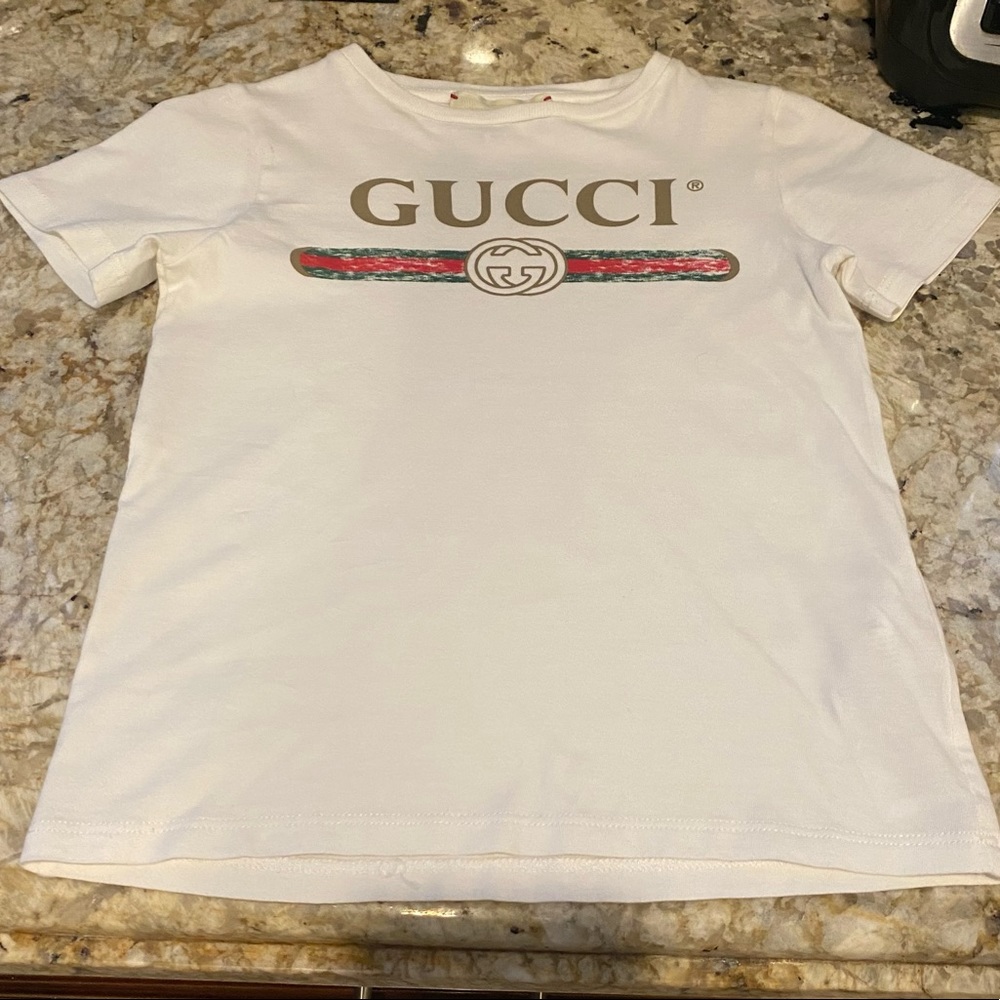 Gucci children cotton T-shirt with Gucci logo